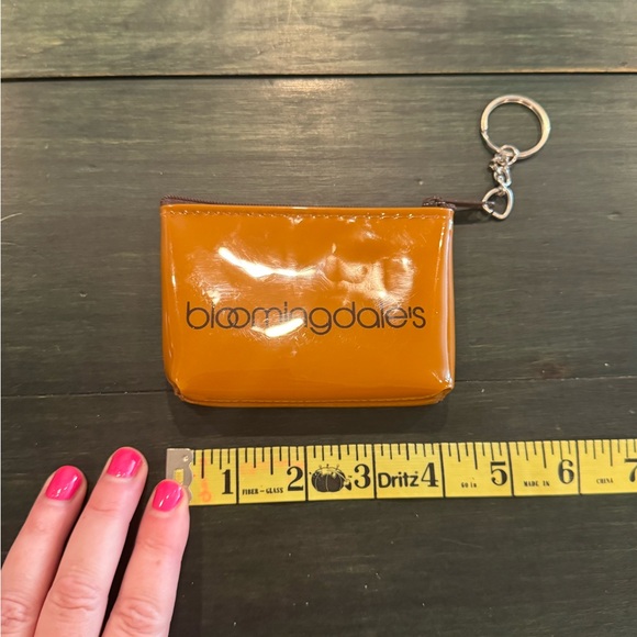 Bloomingdale’s Little Brown Bag Keychain Coin Purse - Picture 4 of 5